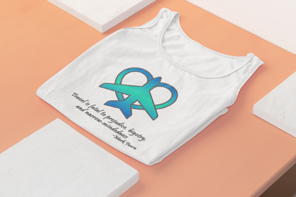 Travel - Fatal to Prejudice Tank Top (Blue/Green)