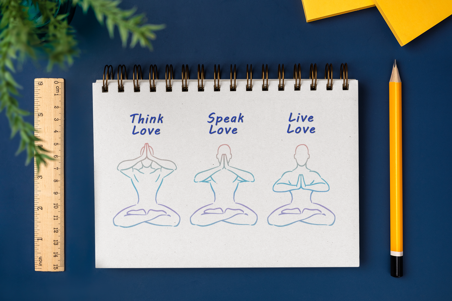 Think, Speak, Live Notebook