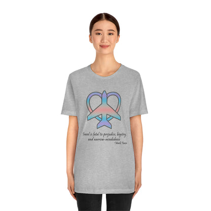 Travel - Fatal to Prejudice T-shirt (Pastels)
