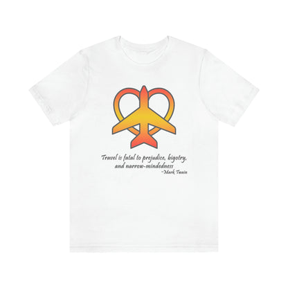 Travel - Fatal to Prejudice T-shirt (Orange/Yellow)