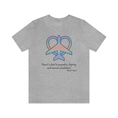 Travel - Fatal to Prejudice T-shirt (Pastels)