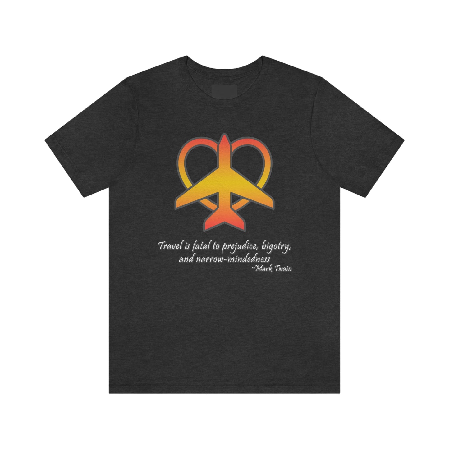 Travel - Fatal to Prejudice T-shirt (Orange/Yellow)