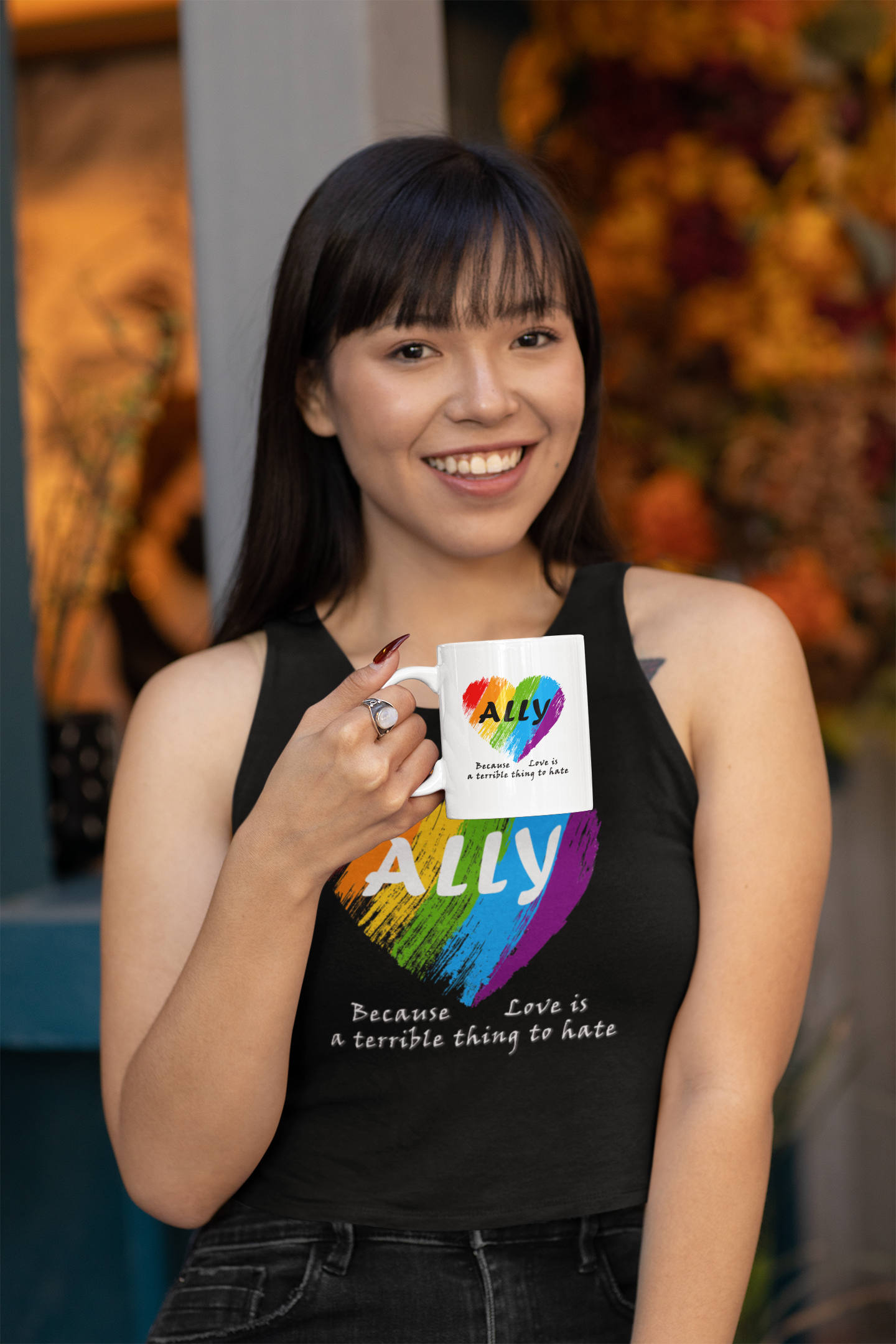 Ally - Love Is a Terrible Thing to Hate 11oz White Ceramic Mug