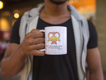 Travel - Fatal to Prejudice 11oz White Ceramic Mug