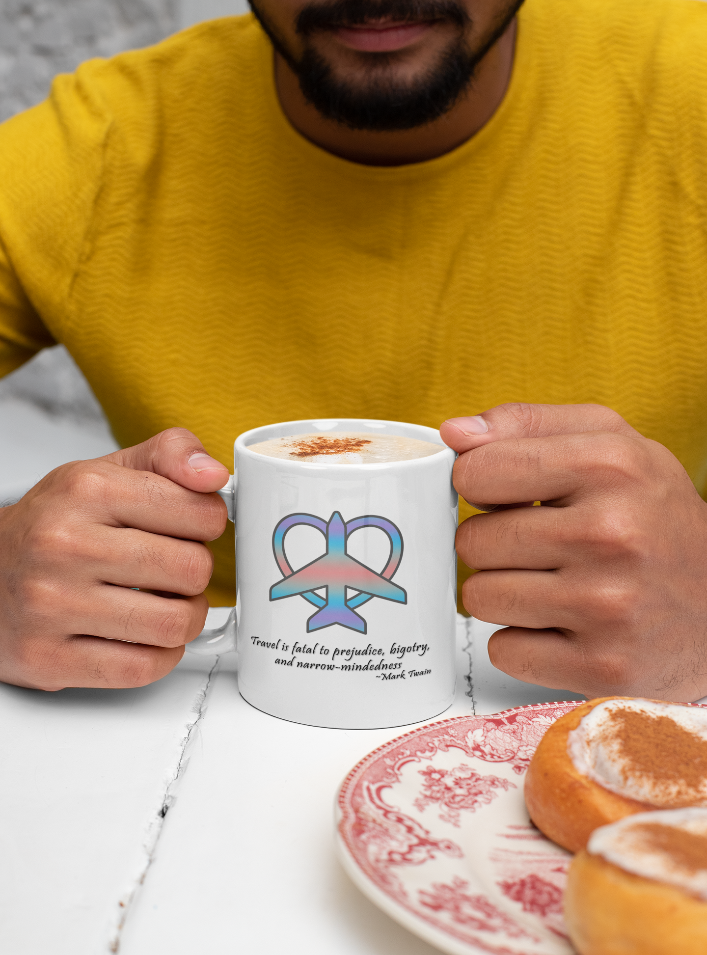 Travel - Fatal to Prejudice 11oz White Ceramic Mug