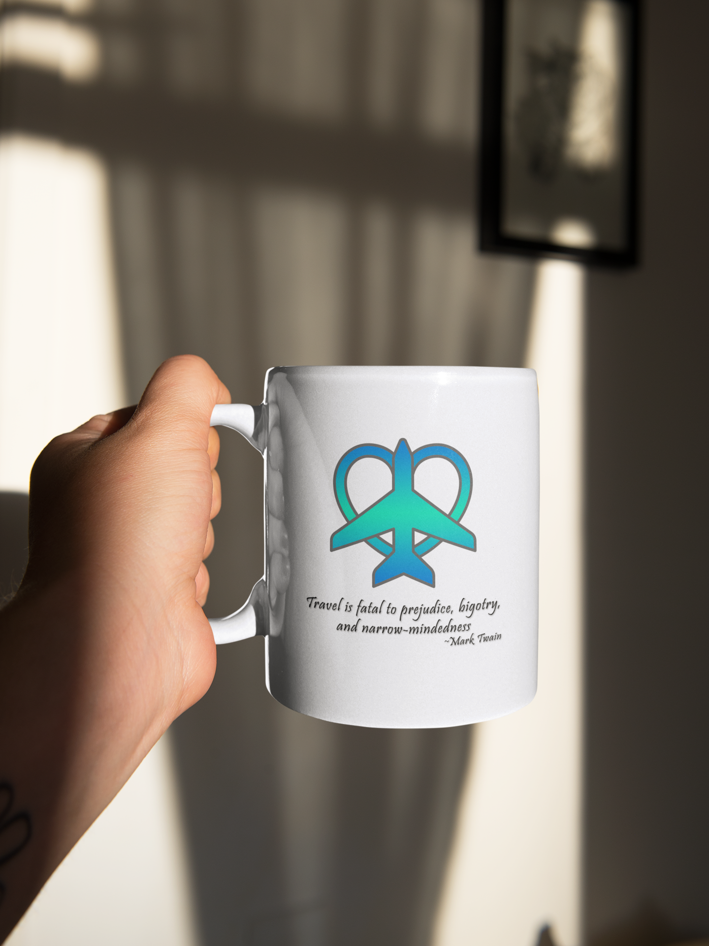 Travel - Fatal to Prejudice 11oz White Ceramic Mug