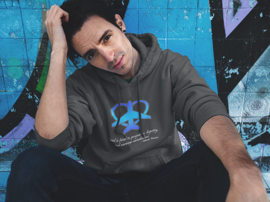Travel - Fatal to Prejudice Hoodie (Blue)