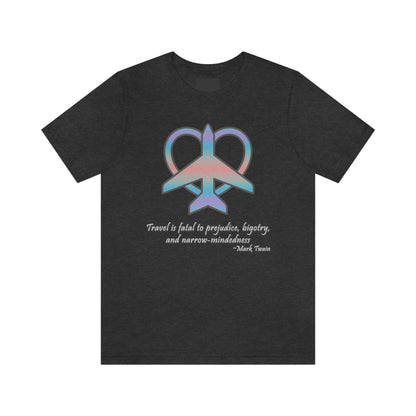 Travel - Fatal to Prejudice T-shirt (Pastels)