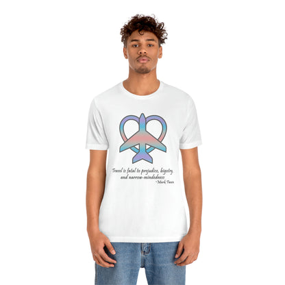 Travel - Fatal to Prejudice T-shirt (Pastels)